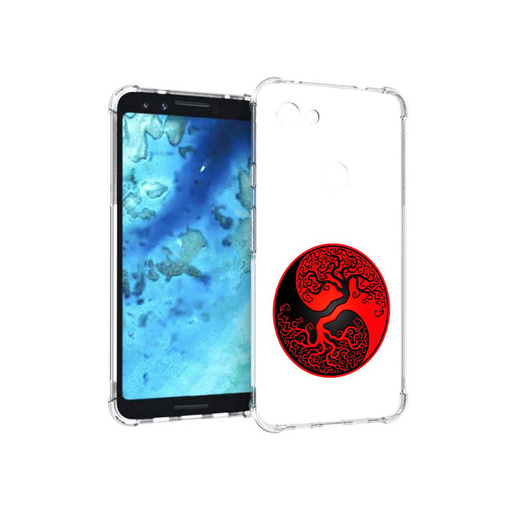 

Чехол MyPads Tocco для Google Pixel 3 инь янь дерево, Прозрачный, Tocco