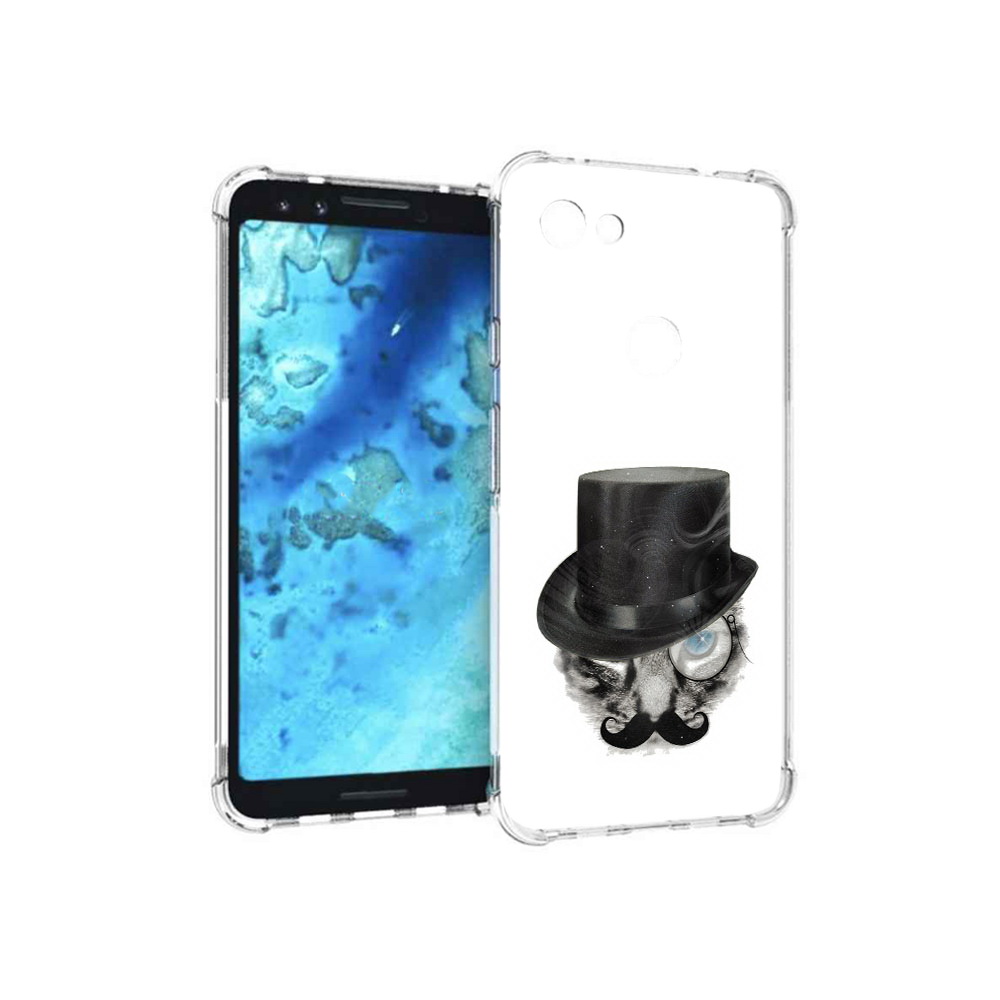 

Чехол MyPads Tocco для Google Pixel 3 интелегентный кот, Прозрачный, Tocco