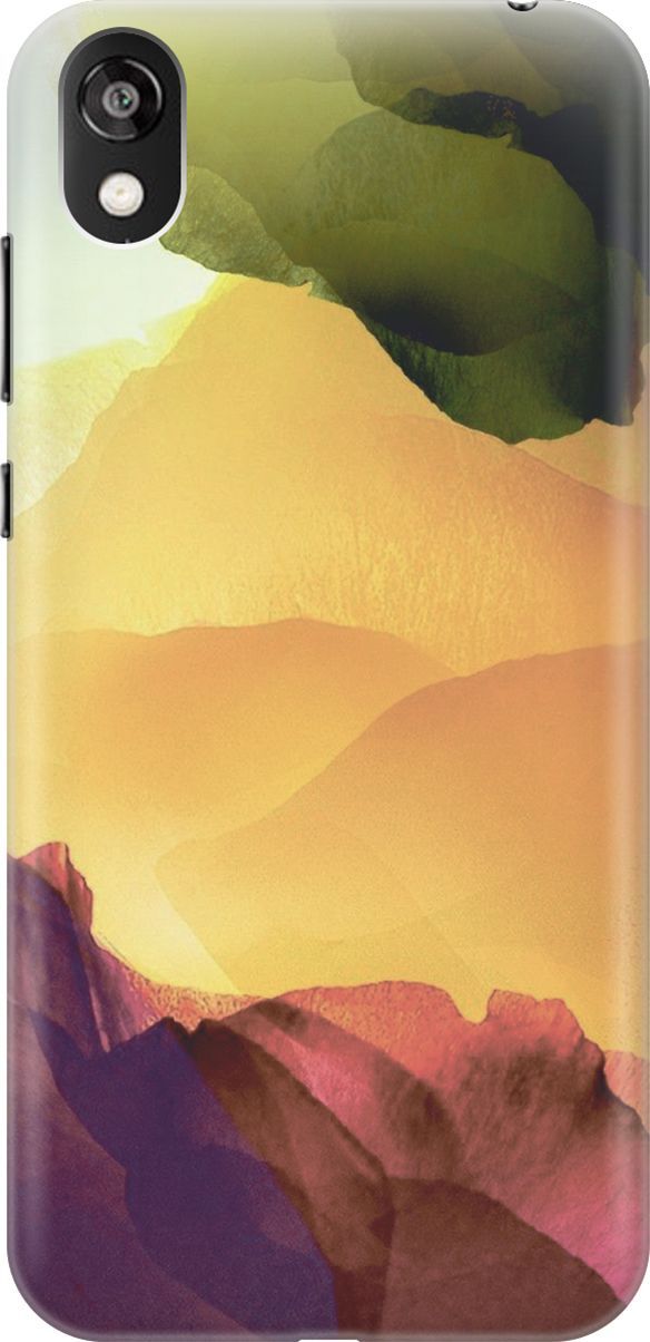 

Чехол на Honor 8S/Huawei Y5 (2019) "Разноцветный гербарий", Желтый;зеленый, 6182