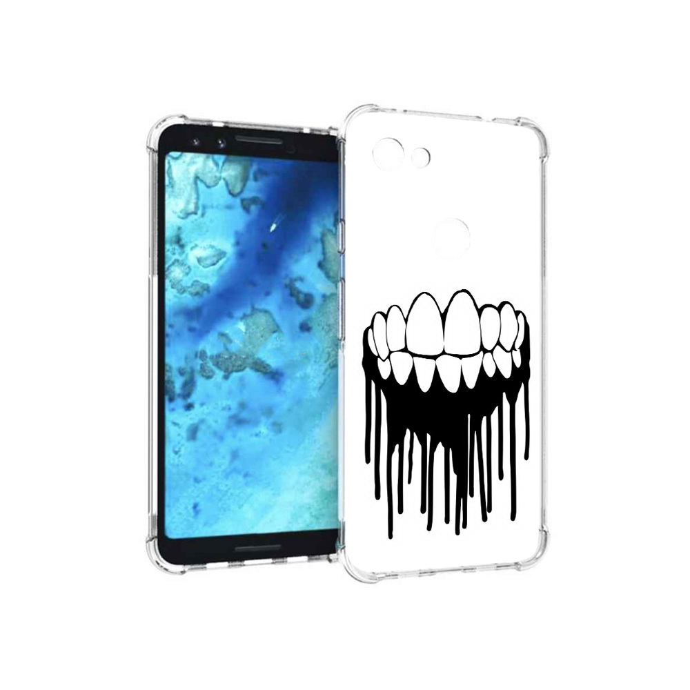 

Чехол MyPads Tocco для Google Pixel 3 зубы, Прозрачный, Tocco