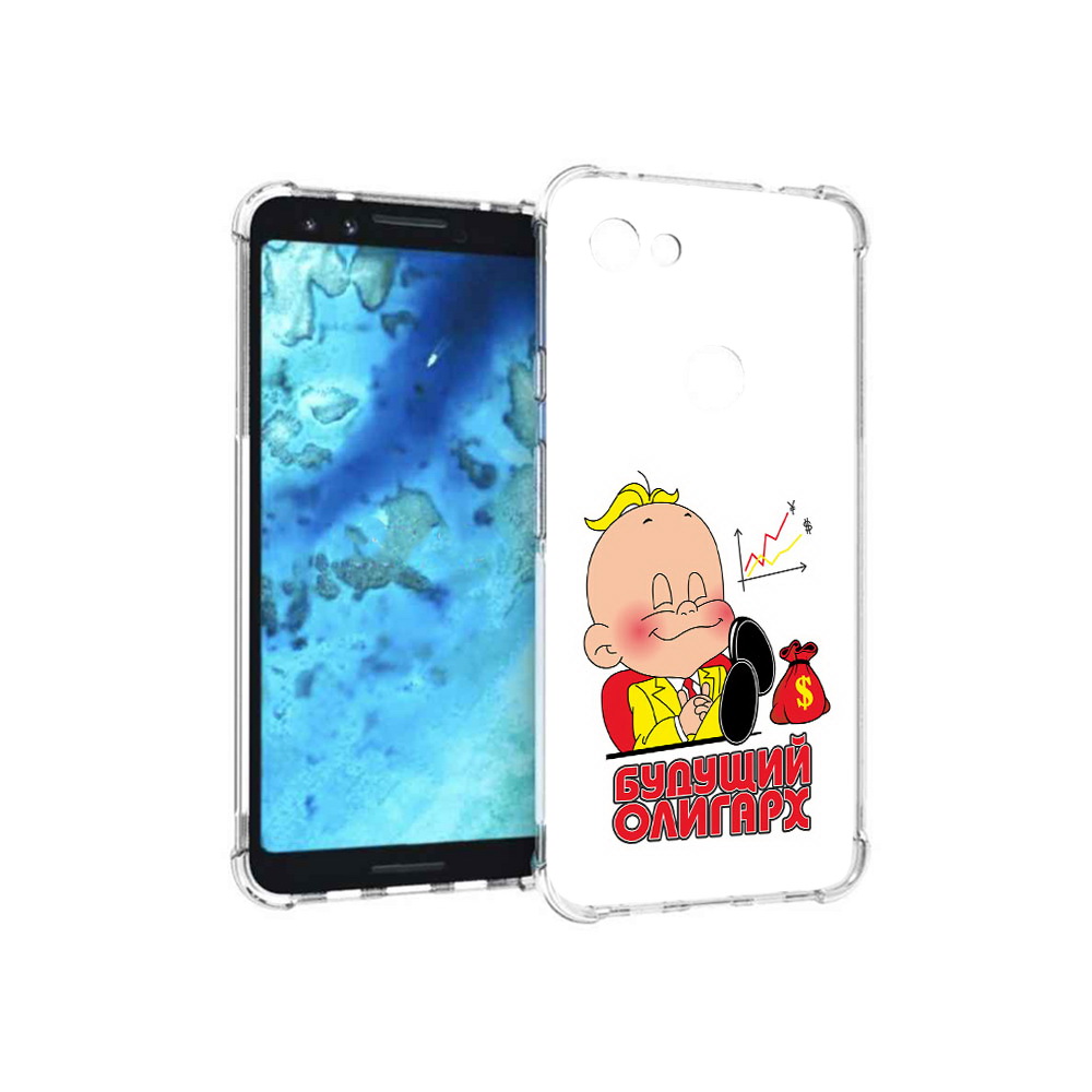 

Чехол MyPads Tocco для Google Pixel 3 Будущий олигарх, Прозрачный, Tocco