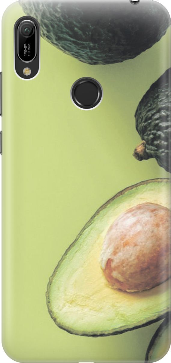 

Чехол на Honor 8A/8A Pro/Huawei Y6 (2019)/Y6 Prime (2019) "Половинка авокадо", Коричневый;черный, 6373