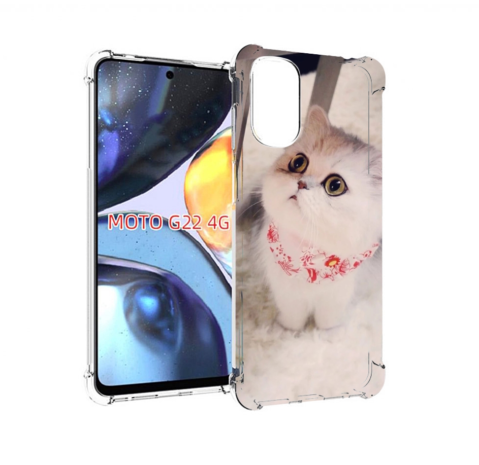 

Чехол MyPads Котеночек женский для Motorola Moto G22 4G, Прозрачный, Tocco