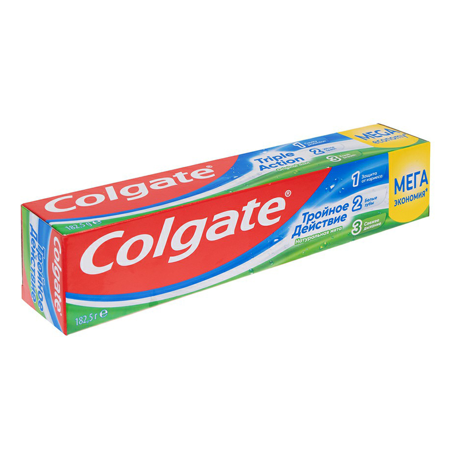 Зубная паста Colgate Тройное действие Мята 125 г modum паста зубная silver dent тройное действие 100