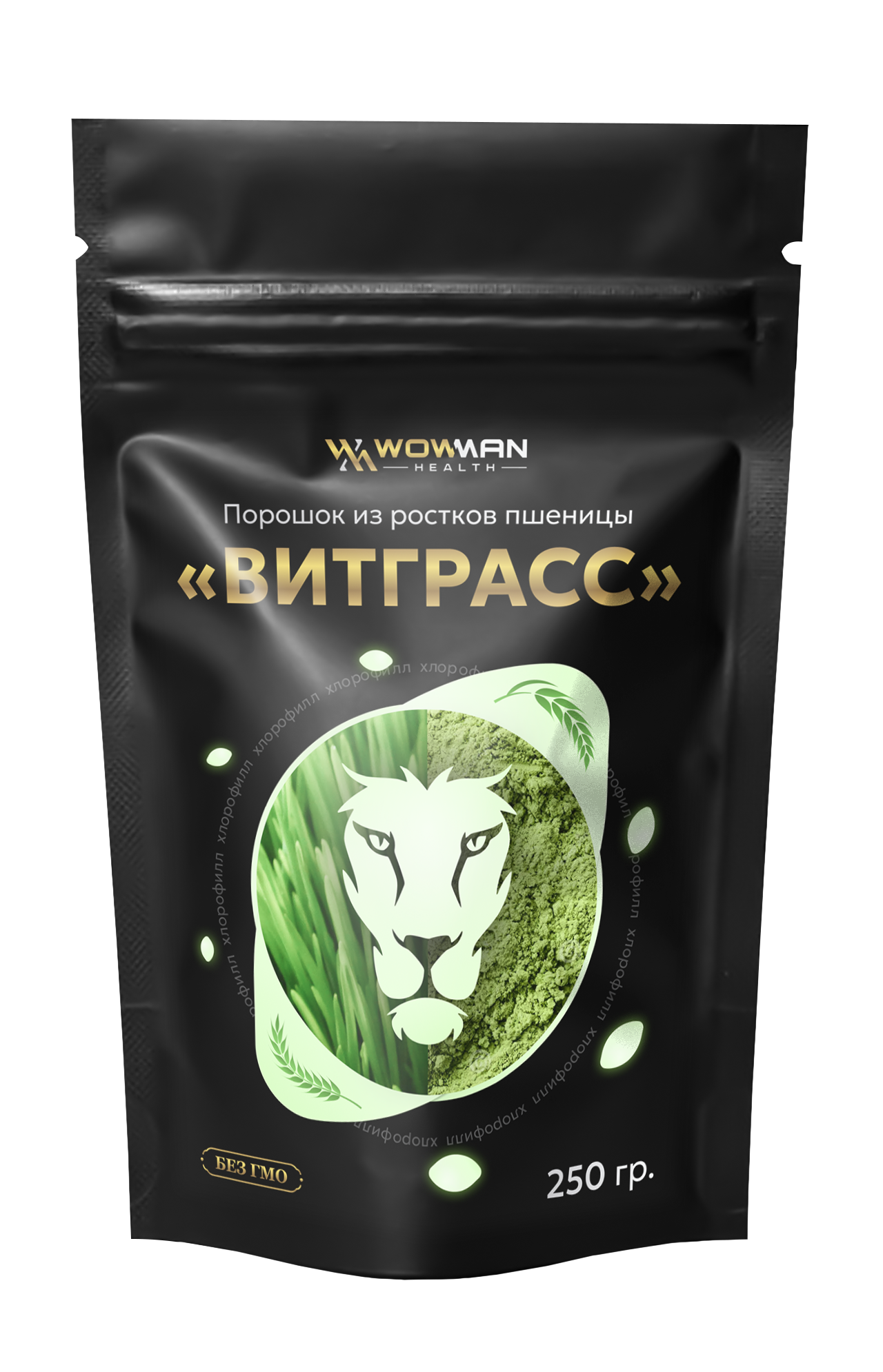 Порошок из ростков пшеницы WowMan Витграсс, 250 г