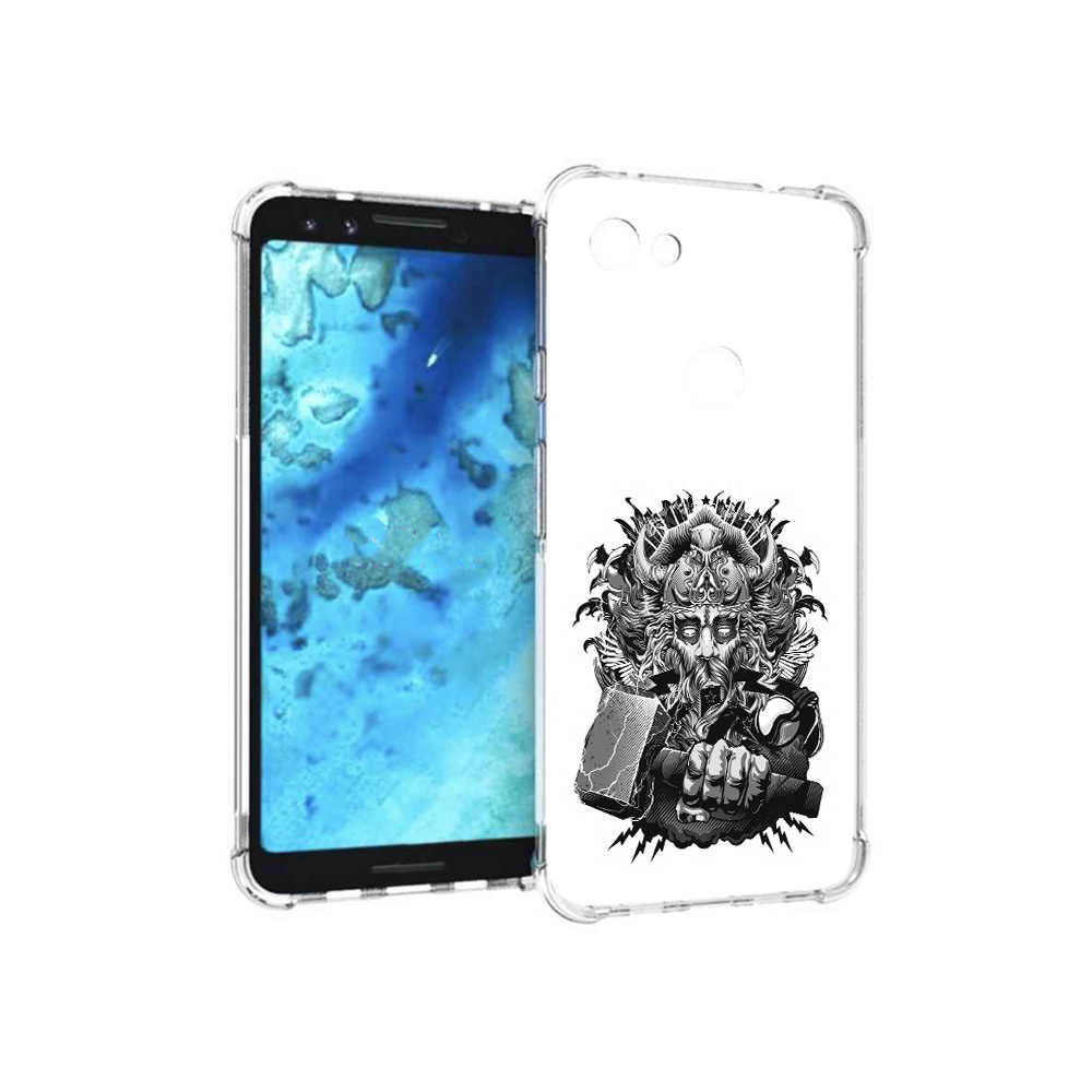 

Чехол MyPads Tocco для Google Pixel 3 злой тор, Прозрачный, Tocco