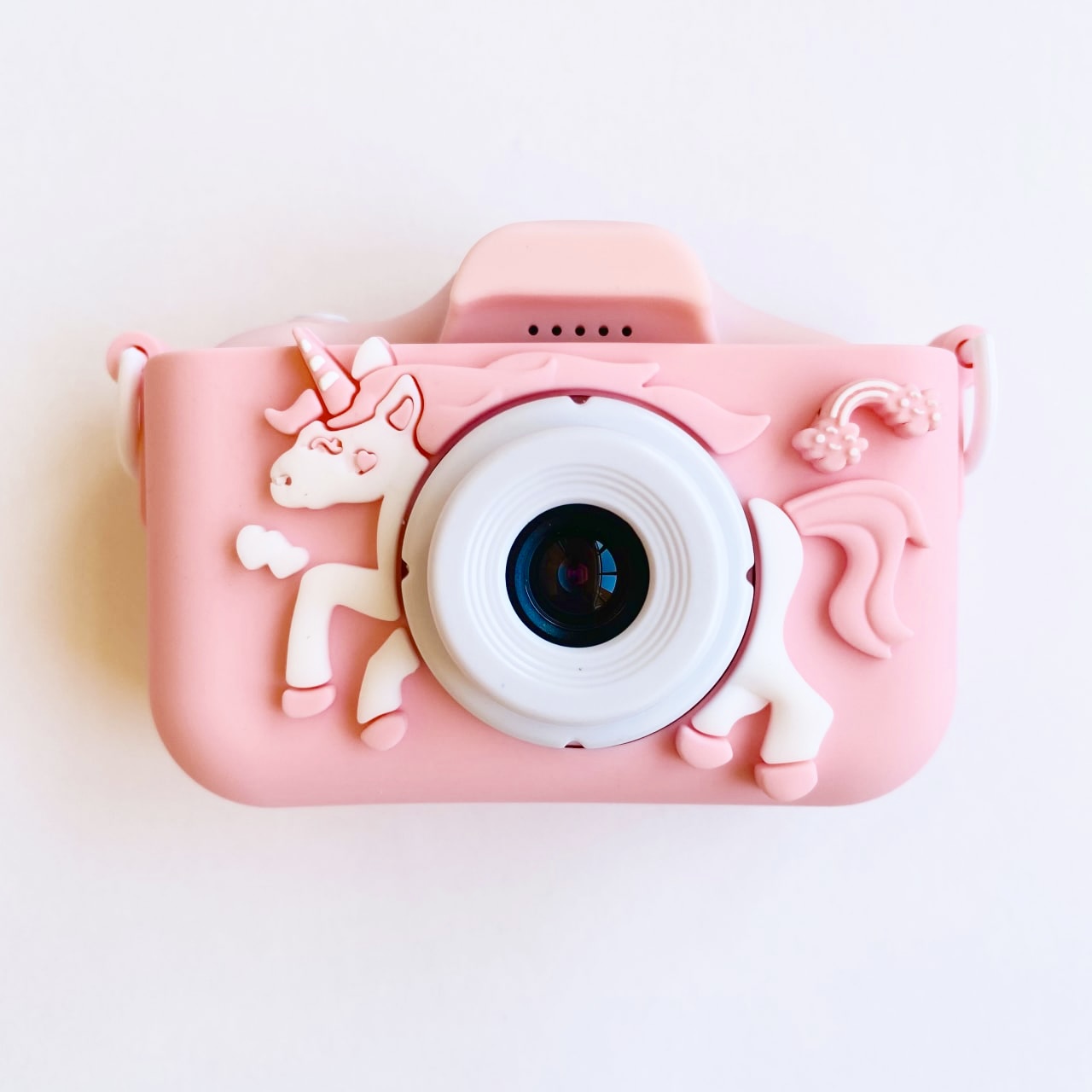 Детский цифровой фотоаппарат 48Mpx с играми и селфи камерой для девочек Единорог Розовый прицел цифровой veber digitalhunt r50x4 18 hd plus ночной