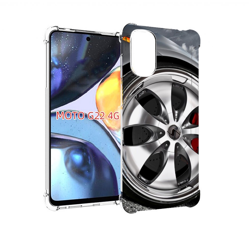 

Чехол MyPads Колесо мужской для Motorola Moto G22 4G, Прозрачный, Tocco