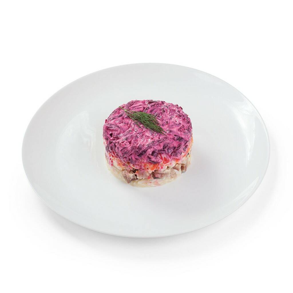 

Салат Домашняя Кухня Сельдь под шубой +-100 г
