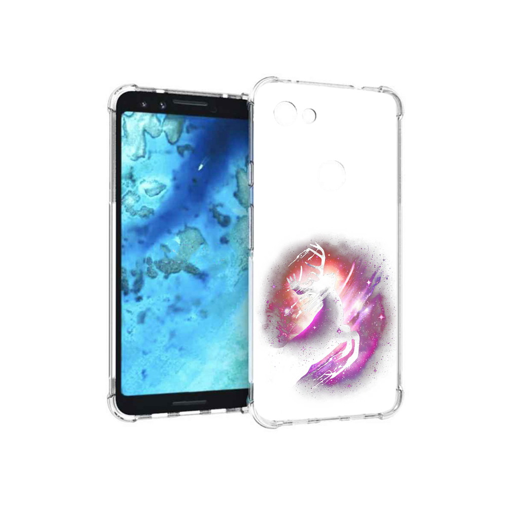 

Чехол MyPads Tocco для Google Pixel 3 звездный олень, Прозрачный, Tocco