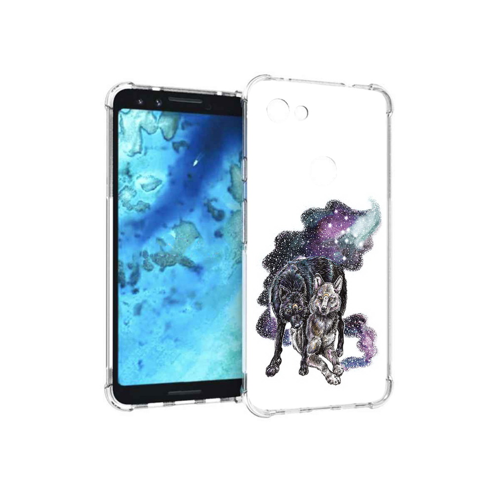 

Чехол MyPads Tocco для Google Pixel 3 звездные волки, Прозрачный, Tocco