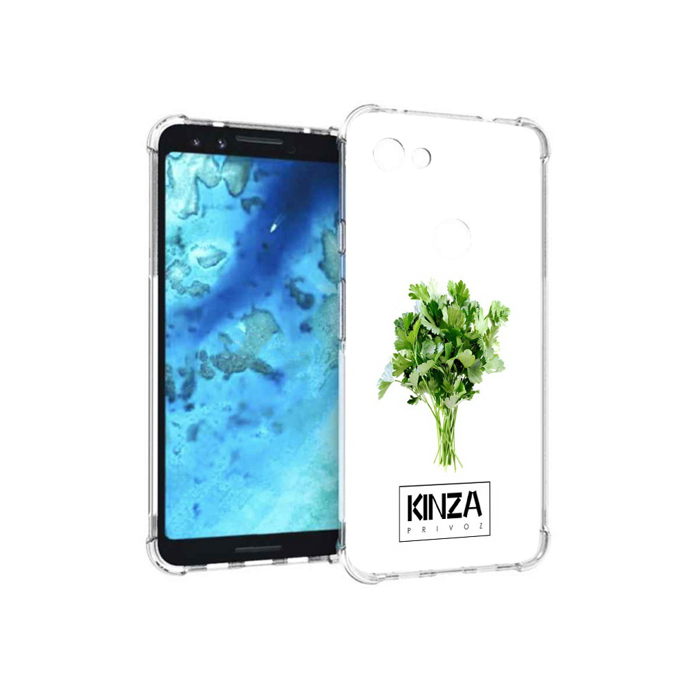 

Чехол MyPads Tocco для Google Pixel 3 Бренд Кинза, Прозрачный, Tocco