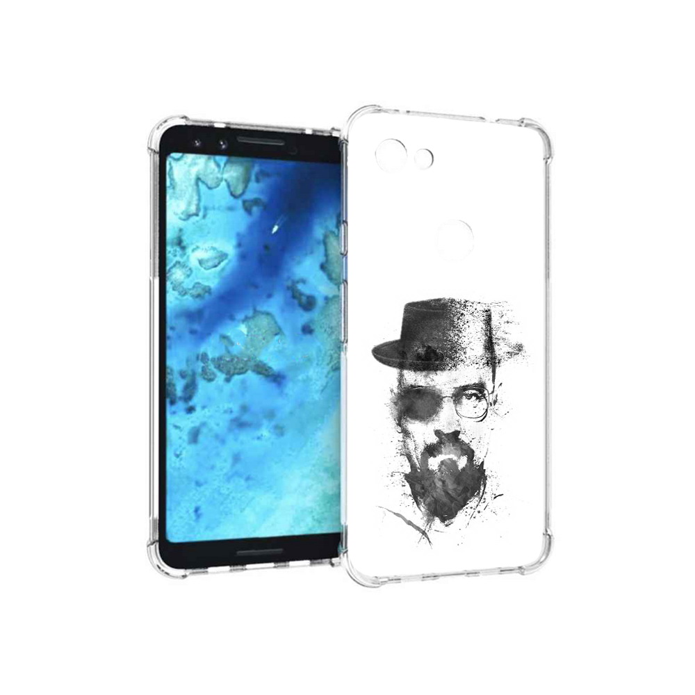 

Чехол MyPads Tocco для Google Pixel 3 загадочный человек, Прозрачный, Tocco