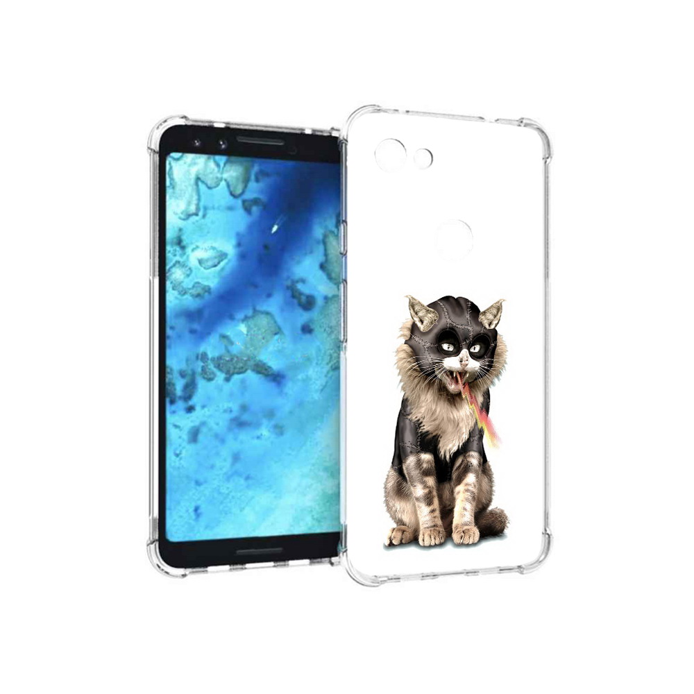 

Чехол MyPads Tocco для Google Pixel 3 дьяволский кот, Прозрачный, Tocco