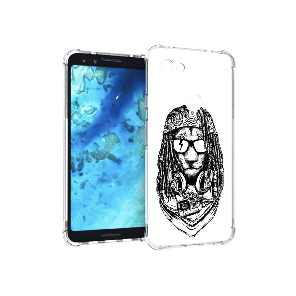 

Чехол MyPads Tocco для Google Pixel 3 дреды льва, Прозрачный, Tocco
