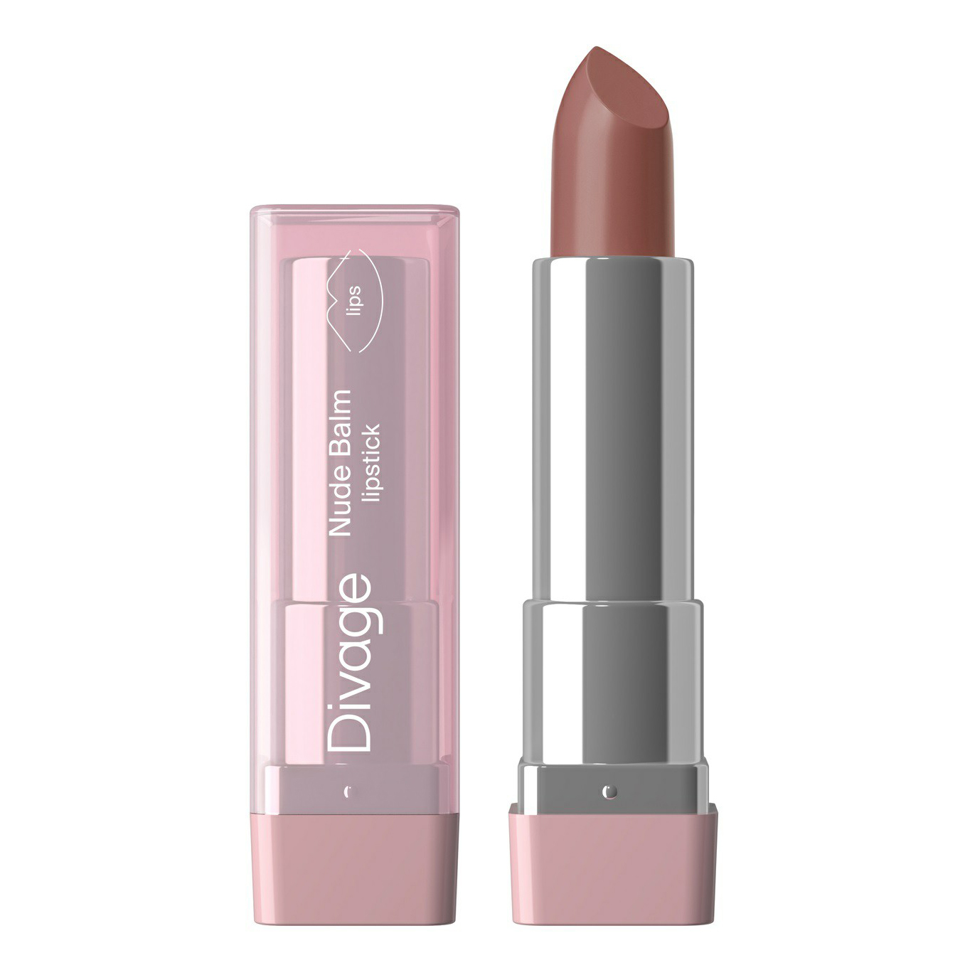 фото Губная помада-бальзам divage nude balm lipstick тон 06, 22 г