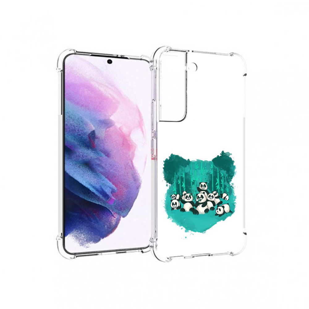 

Чехол MyPads Tocco для Samsung Galaxy S22 нарисованные панды (PT194926.508.508), Прозрачный, Tocco