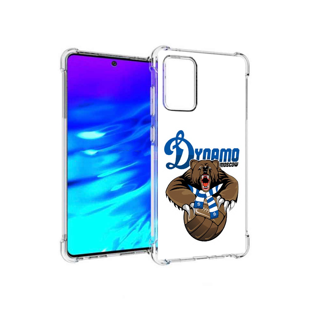 

Чехол MyPads Tocco для Samsung Galaxy A72 ФК Динамо медведь (PT158633.553.175), Прозрачный, Tocco