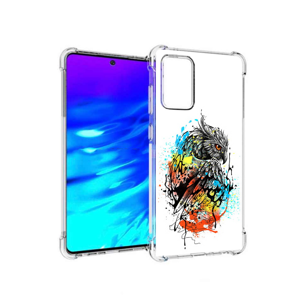 

Чехол MyPads Tocco для Samsung Galaxy A72 Творческая сова (PT158633.553.170), Прозрачный, Tocco