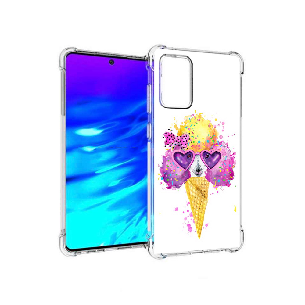 

Чехол MyPads Tocco для Samsung Galaxy A72 Рожок (PT158633.553.146), Прозрачный, Tocco