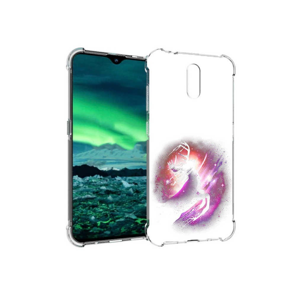 

Чехол MyPads Tocco для Nokia 2.3 звездный олень (PT142254.97.354), Прозрачный, Tocco