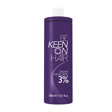 Проявитель Keen Cream Developer 3% 1000 мл кремовый окислитель для краски inlei 1 5% developer cream 100 мл