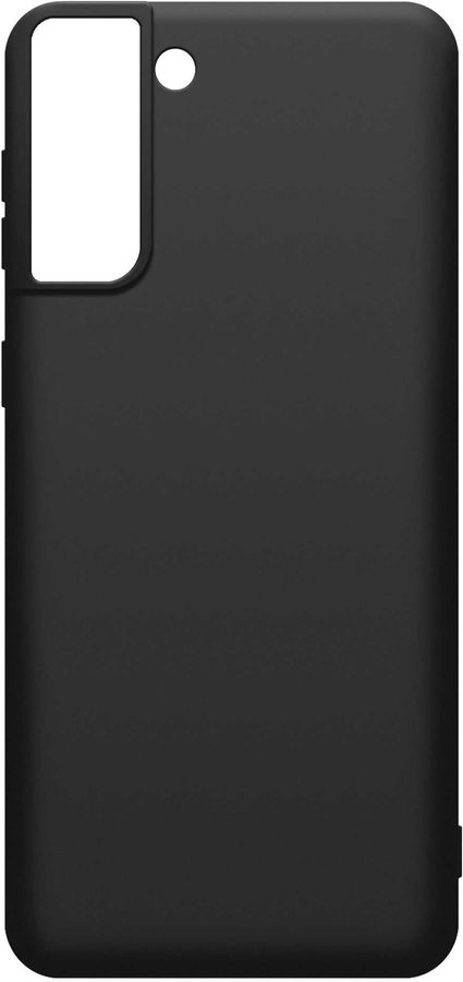 фото Чехол borasco silicone case для samsung galaxy s21+, black [39893]