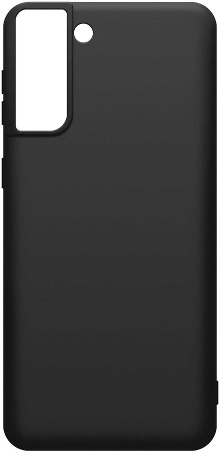 фото Чехол borasco silicone case для samsung galaxy s21, black [39892]