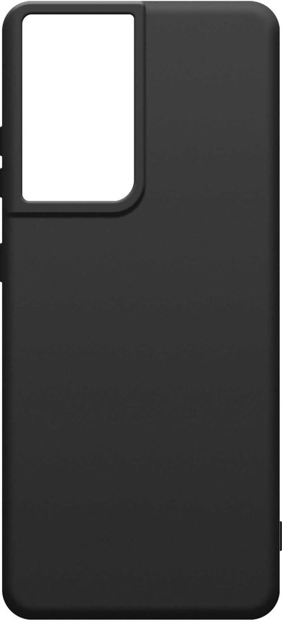 фото Чехол borasco silicone case для samsung galaxy s21 ultra, black [39894]