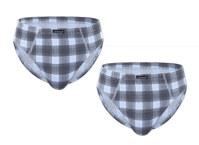 

Комплект трусов мужских Gentlemen слипы голубых M, Голубой, слипы