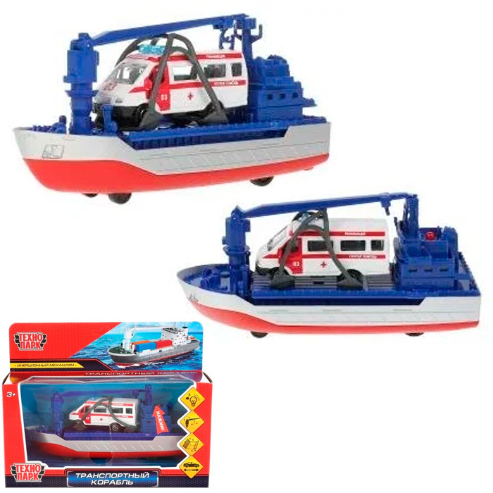 

Модель Технопарк 313415 CRANEBOAT-17SLAMB-GAZGY транспортный корабль 17 см, 438-424
