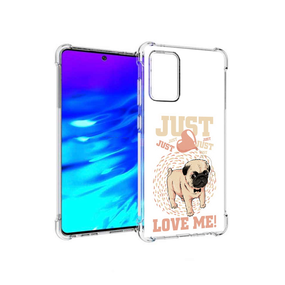 

Чехол MyPads Tocco для Samsung Galaxy A72 Люби меня (PT158633.553.109), Прозрачный, Tocco