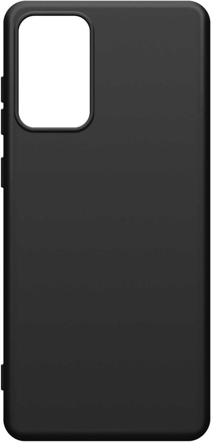 фото Чехол borasco silicone case для samsung galaxy a72, black [39821]