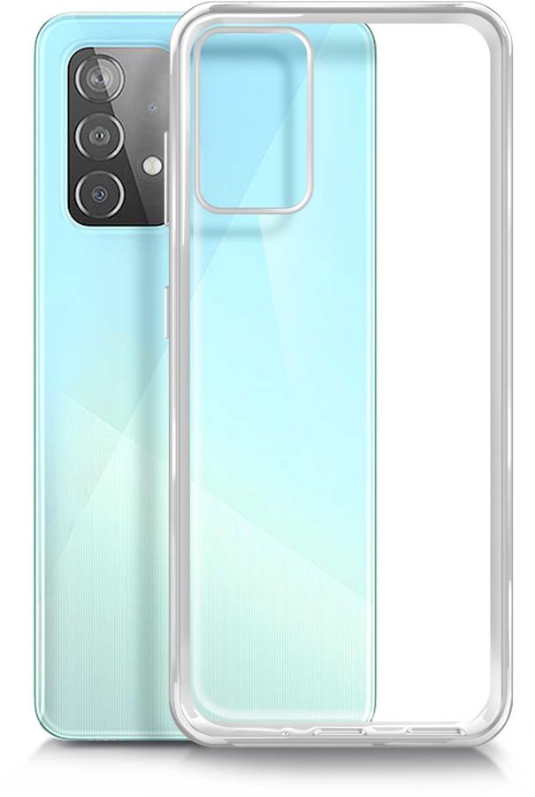 фото Чехол borasco silicone case для samsung galaxy a52, clear [39818]