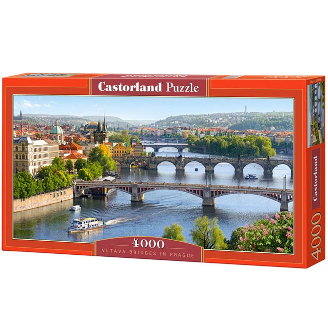 

Пазл Castor Land С-400096 Река Влтава Прага 4000, 433-383