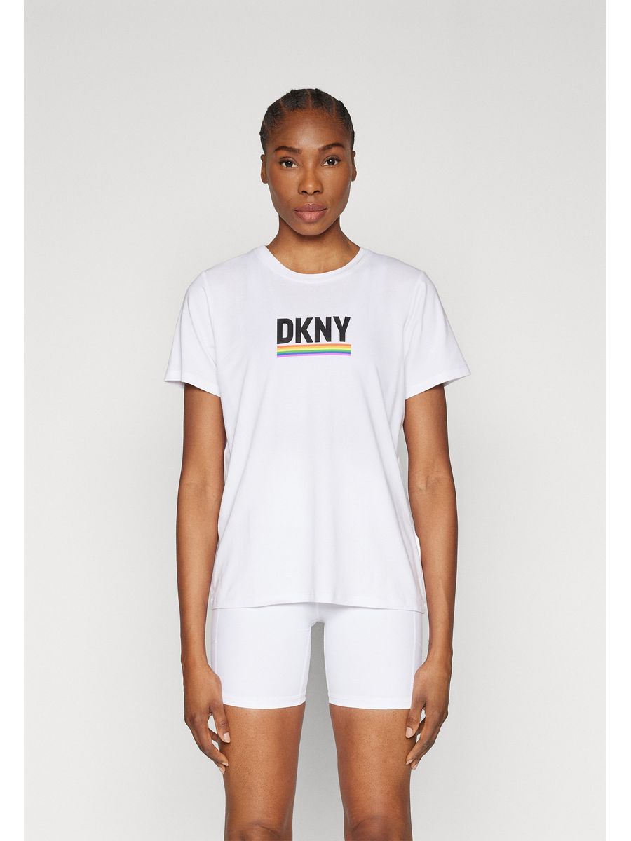 

Футболка женская DKNY DK141D02X белая M, Белый, DK141D02X