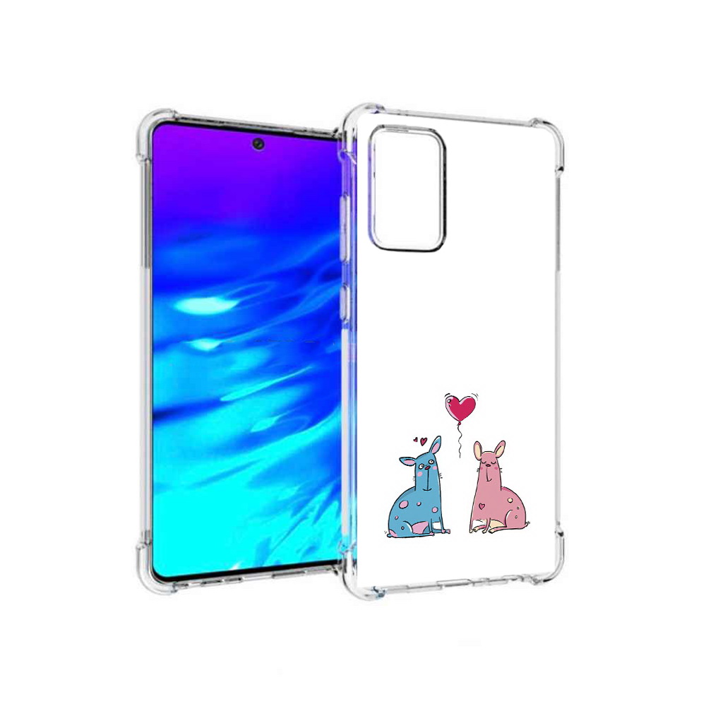

Чехол MyPads Tocco для Samsung Galaxy A72 Лама любовь (PT158633.553.102), Прозрачный, Tocco
