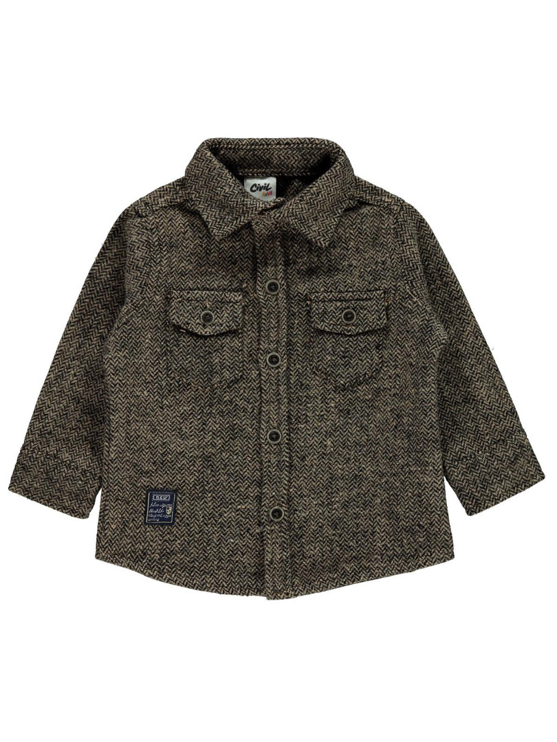 

Рубашка Civil р. 12-18 мес Темно-Коричневый, 40B175049K11-2 (доставка из-за рубежа), 40B175049K11-2