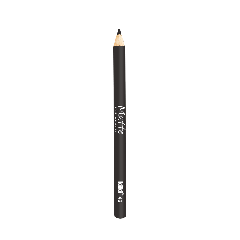 Карандаш для глаз KIKI MATTE 42, серый карандаш для глаз limoni precision eyeliner тон 12 серый