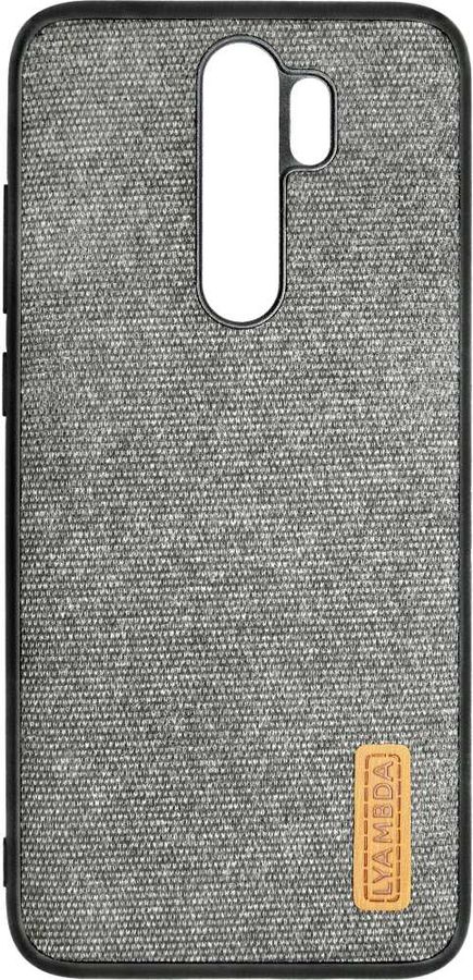 фото Чехол lyambda regul для xiaomi redmi note 8 pro, black [la06-rg-xrn8p-bk] nobrand