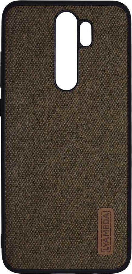 фото Чехол lyambda regul для xiaomi redmi note 8 pro, brown [la06-rg-xrn8p-br] nobrand