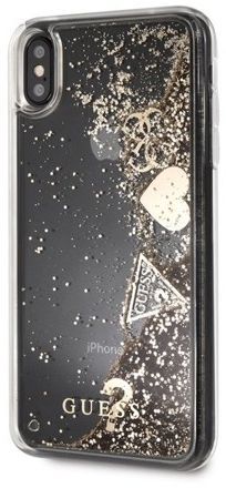 фото Чехол guess glitter gold для apple iphone x/xs, gold [guhcpxglhflgo] nobrand