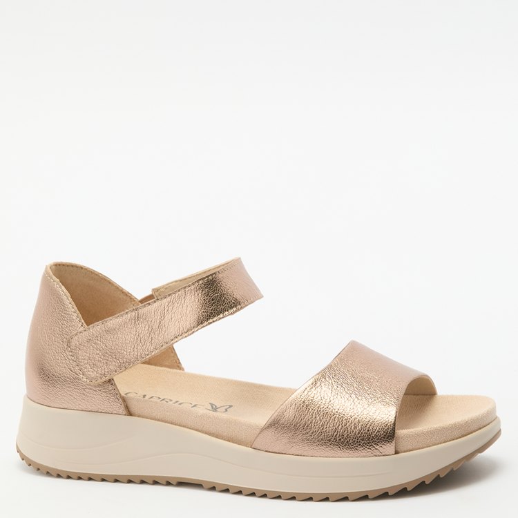 

Сандалии женские Caprice 9-9-28710-42 золотистые 38 EU, Золотистый, 9-9-28710-42