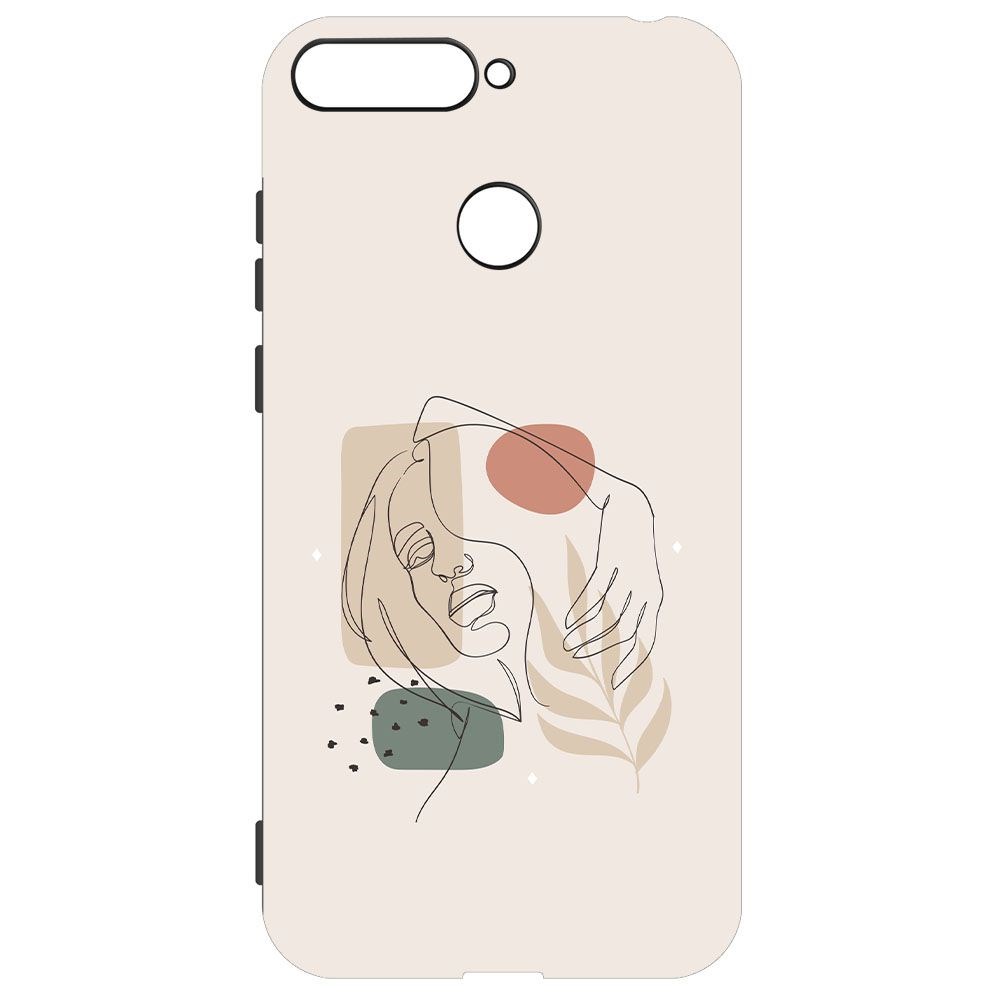 

Чехол-накладка Krutoff Soft Case Грациозность для Huawei Y6 Prime (2018) черный