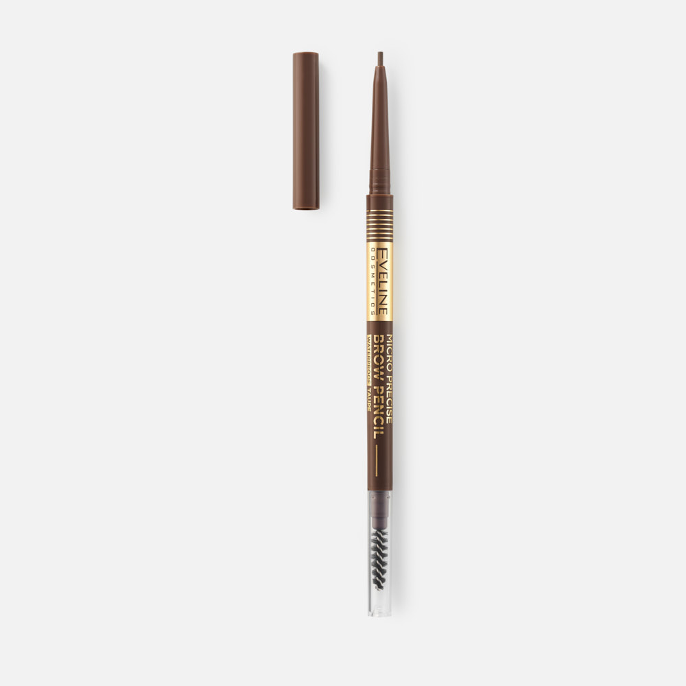 Карандаш для бровей Eveline Cosmetics Micro Precise Brow Pencil т.01 Taupe