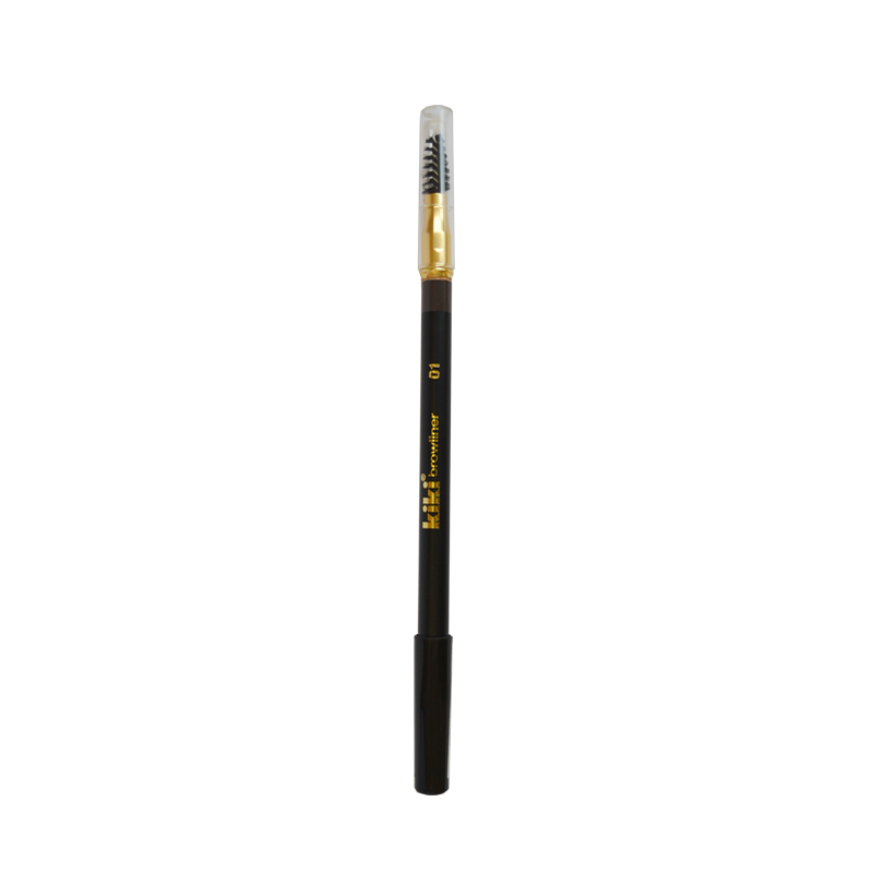 Карандаш для бровей KIKI Browliner с щеточкой 01 светло-коричневый kiki карандаш для бровей artist eye super slim