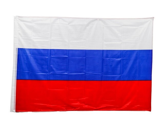 

FLAG Флаг России триколор 90х145 см. полиэ. сетка (два шва)