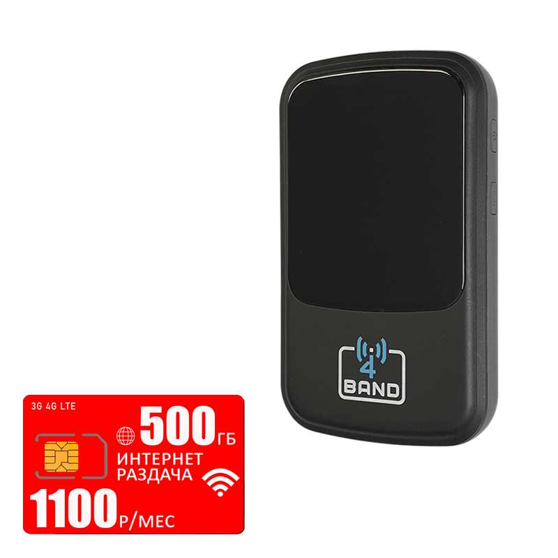 

Мобильный роутер Olax 4BAND M2 (router-m2-mtc-500gb-pro-sb), Черный, 4BAND M2
