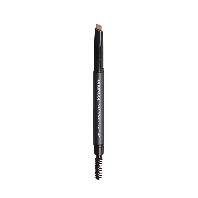 

Карандаш для бровей с кисточкой Coringco Soft Triangle Eyebrow 02 Light Brown