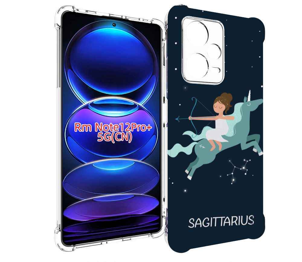

Чехол MyPads знак зодиака стрелец 5 для Xiaomi Redmi Note 12 Pro + Plus, Прозрачный, Tocco